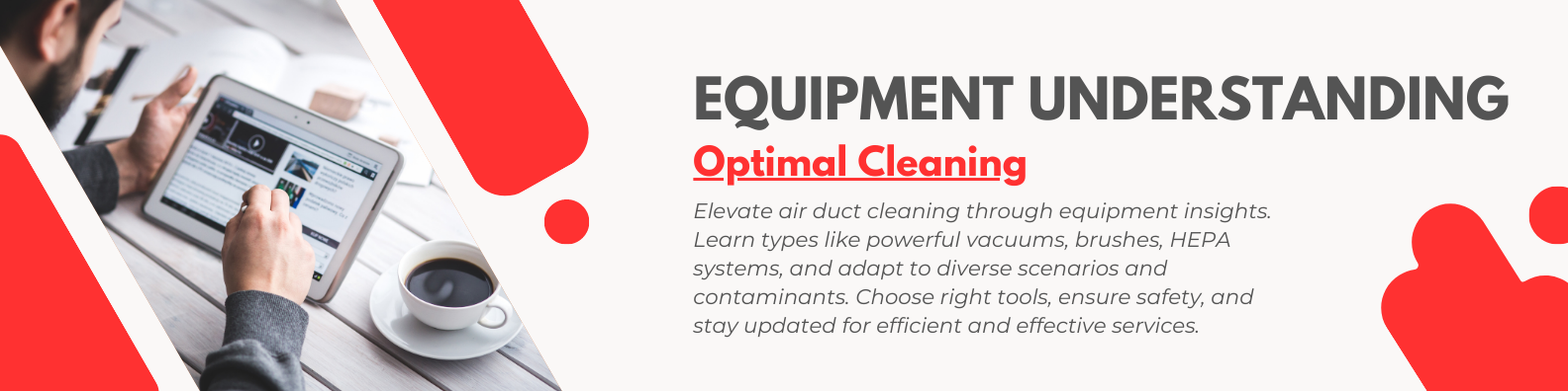 Types of Cleaning Equipment and Their Purposes